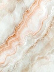 Elegant Beige and White Onyx Stone Texture with Delicate Veining Details