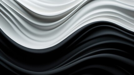 Obraz premium canvas wavy white lines