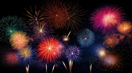 Fototapeta premium sky black background fire