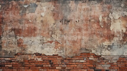 Naklejka premium cracked old brick texture