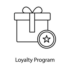 Loyalty Program Icon – Medal with a Ribbon, Representing Rewards for Repeat Customers