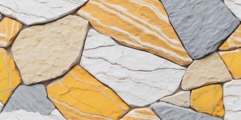 Natural Yellow and White Stone Texture Background. Ideal for nature, geology projects