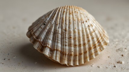 Photorealistic Scallop Seashell Detailed Texture & Coastal Beauty V8
