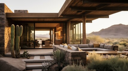 reclaimed desert house