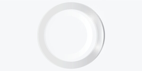 Abstract background with gray circle. White and grey abstract modern transparency circle presentation background. Vector circles template vector design. vektor