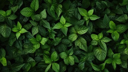 Fototapeta premium canopy leaves top view