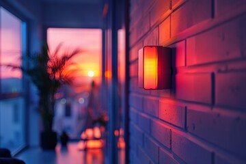 cyber threat: smart home hacked through the internet of things.