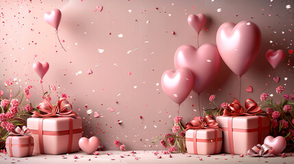 gift box with hearts