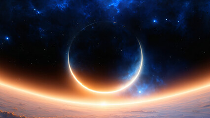 planet in space theme