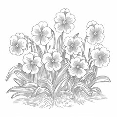 vector illustration of a flower
