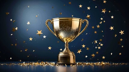 This artwork captures the essence of achievement and success.