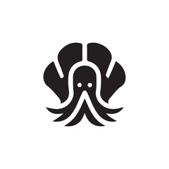 vector illustration of an octopus