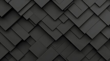 Textured Abstract Design with Dark Overlapping Geometry Shapes