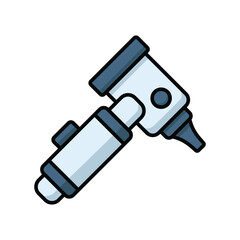 otoscope icon vector design template simple and clean