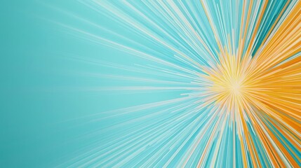 Obraz premium Abstract Colorful Radial Burst Background Design