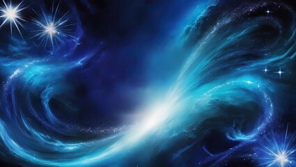 Stunning Deep Space Nebula with Sparkling Stars