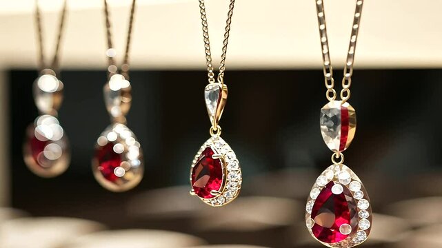 High-End Jewelry Auction Featuring Rare Gems and Competitive Bidders