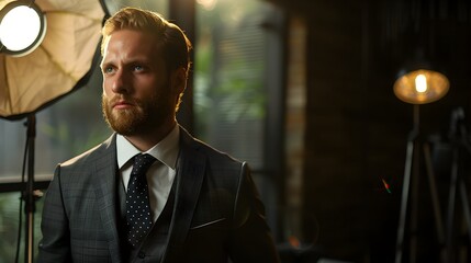 Business Man Portrait Photo Shoot: Efficient and Productive