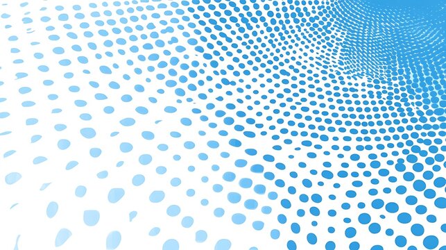 Abstract blue dotted background graphic design