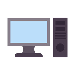 Computer flat icon