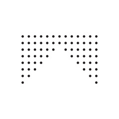 Tech Digital Square Dots Pattern