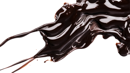 Decadent Splash of Dark Chocolate - Irresistible Liquid Confectionery Art 