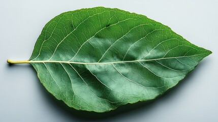 Obraz premium cottonwood tree leaf isolated on transparent background
