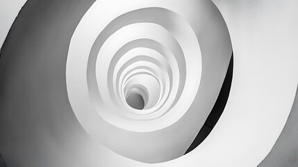 Fototapeta premium Modern Spiral Staircase Interior