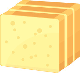 Three slices of soft, fluffy white bread stacked together, showcasing a lightly toasted crust, perfect for creating delicious sandwiches or enjoying as breakfast toast