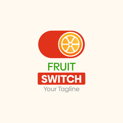 Fruit Switch Logo Design Template. Good for Business, Agency, Community and Organization