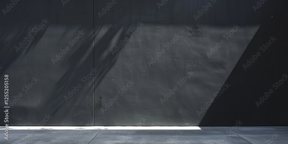 Poster a minimalist aesthetic featuring a stark black backdrop, minimalist design elements arranged asymmet