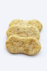 Japanese rice crackers with nori seaweed