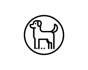 black silhouette of a dog