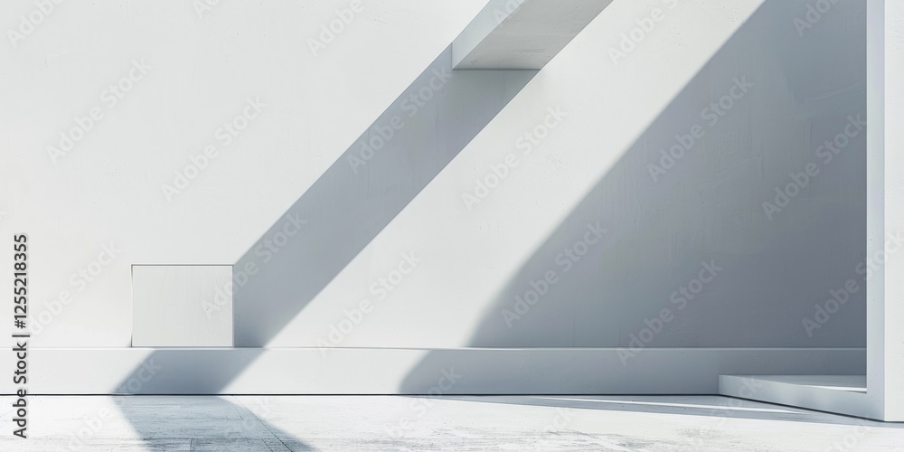 Poster a minimalist composition featuring a stark white backdrop, abstract minimalistic design with organic