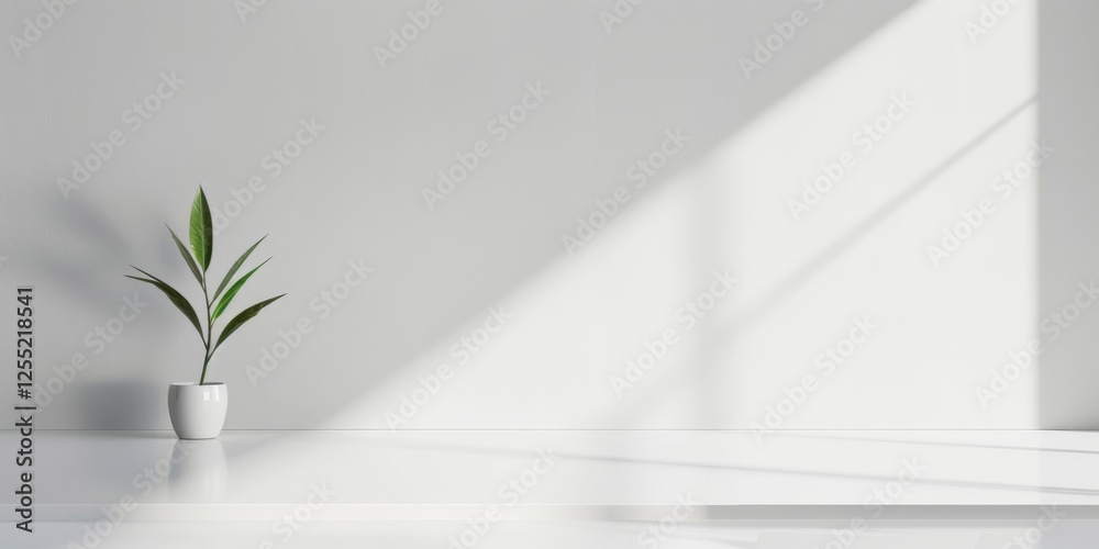 Poster a minimalist composition featuring a stark white backdrop, abstract minimalistic design with organic