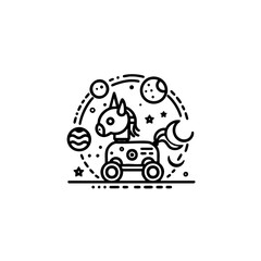 Futuristic animal robot vector illustration with a sleek and modern design. Perfect for sci-fi projects, branding, merchandise, and digital art.