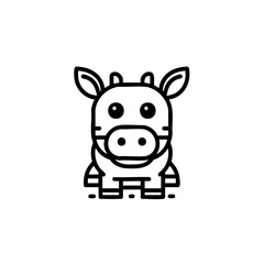 Futuristic animal robot vector illustration with a sleek and modern design. Perfect for sci-fi projects, branding, merchandise, and digital art.