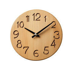 Elegant Wooden Wall Clock - Modern Design & Timeless Aesthetic