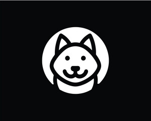 vector illustration of cartoon dog