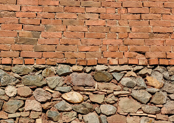  Blended Styles – Brick and Stone Wall Harmony