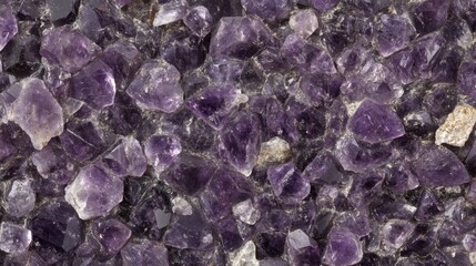 A deep amethyst gemstone texture with shimmering light reflections and organic details