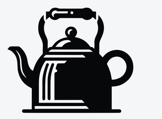 Kettle Silhouette Vector Unique Designs