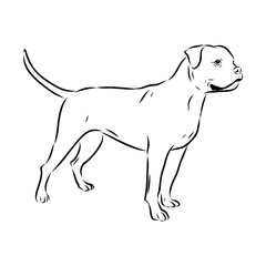 Alapaha Blue Blood Bulldog silhouette design