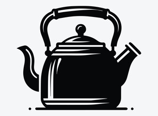 Kettle Silhouette Vector Unique Designs