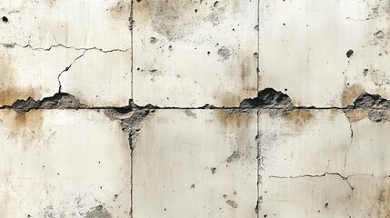 Obraz premium Cracked concrete wall texture urban environment background view