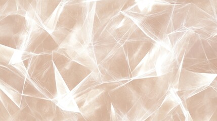 Fototapeta premium A futuristic digital beige background with abstract glowing lines and geometric forms
