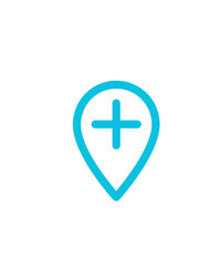 The location add illustration has a white background