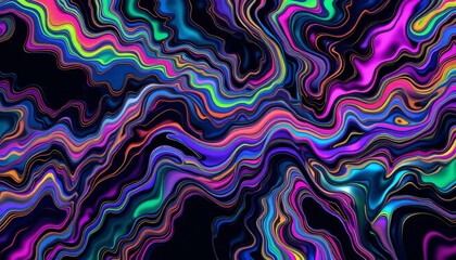 Fototapeta premium Vibrant Abstract Liquid Marble Pattern Background