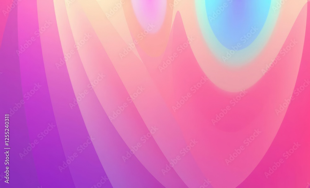 Wall mural radiant geometric abstract gradient lighting patterns in vibrant colors for digital backgrounds and 