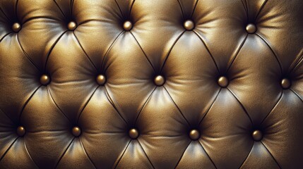 Fototapeta premium A luxurious embossed gold leather texture with rich detailing and fine light play